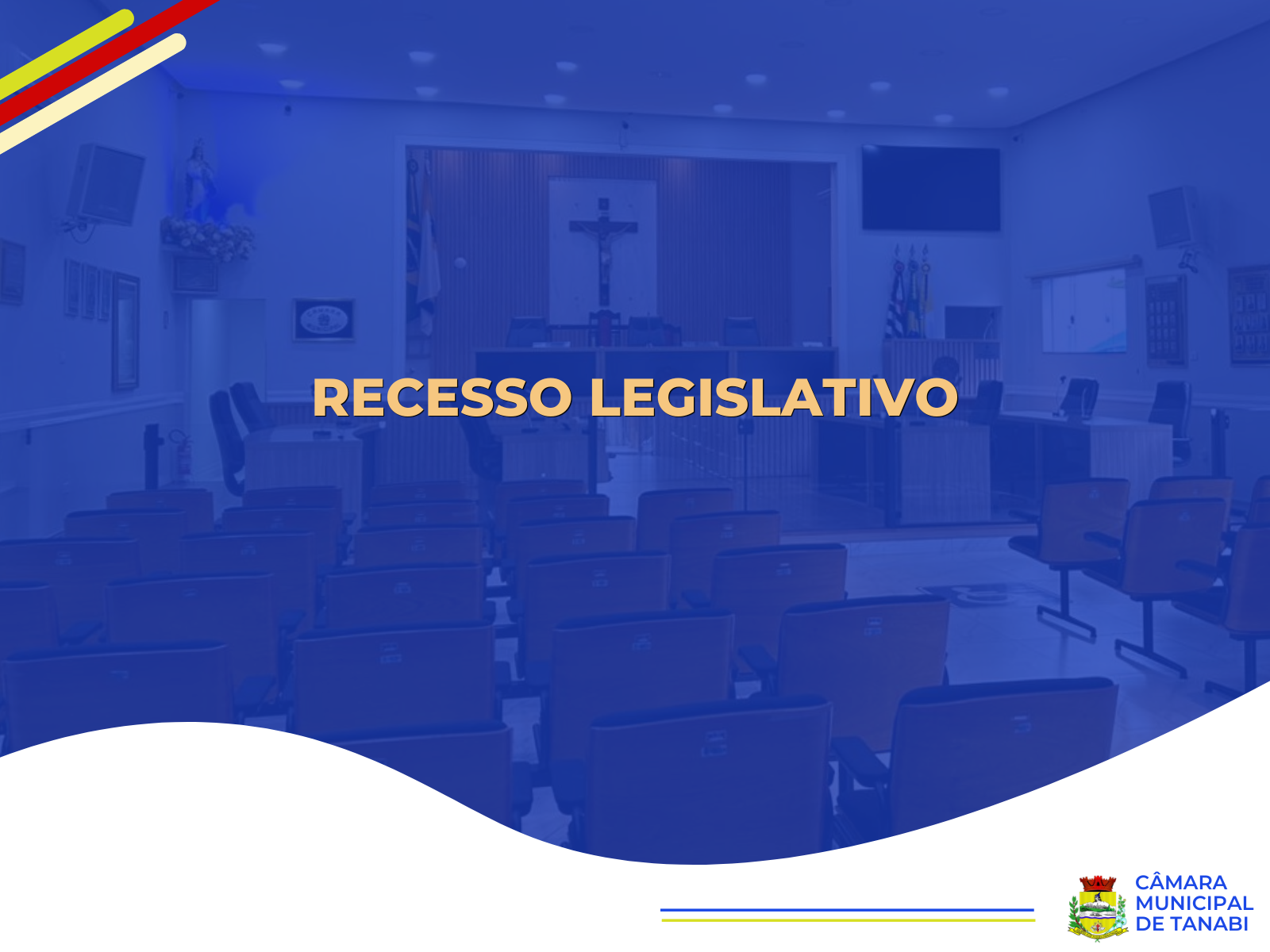 Câmara Municipal de Tanabi entra em recesso legislativo; expediente administrativo segue normalmente