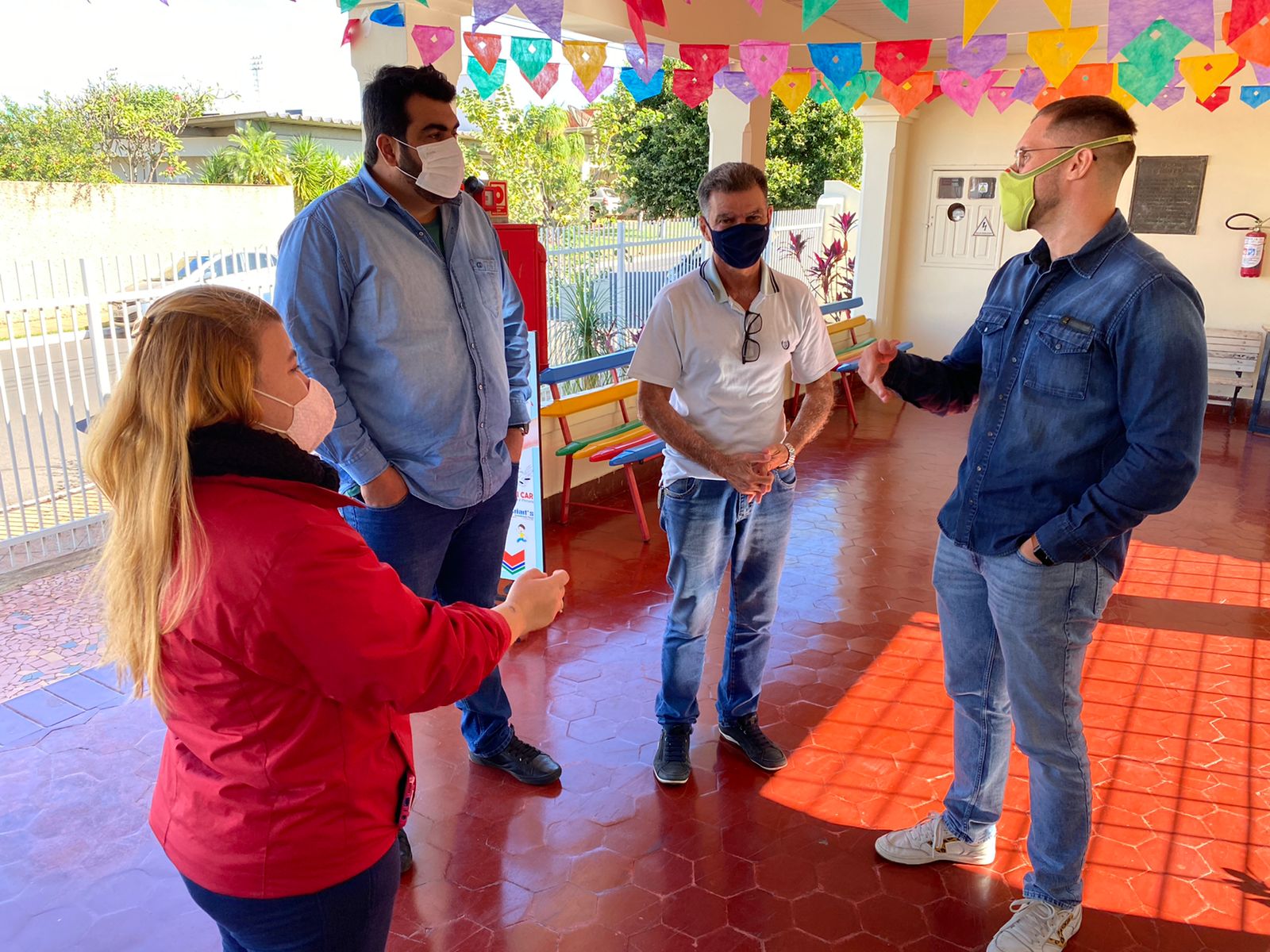 Lar das Crianças recebe visita dos vereadores, Xandão e Tenente Canela.