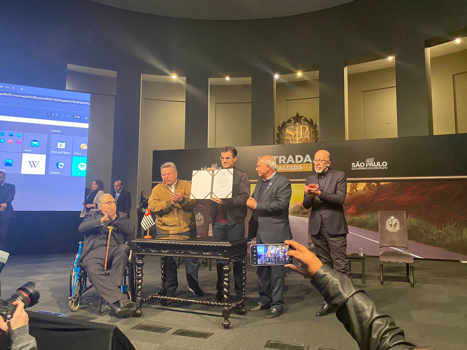 Vereadores participam do lançamento da 2ª fase do 