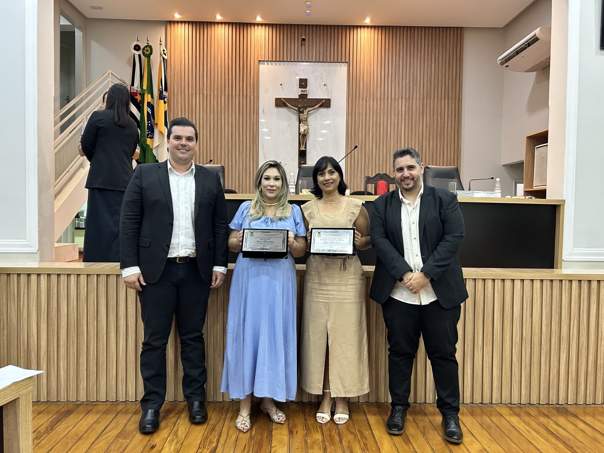 Marcela Cortez e Viviany Gonçalves de Souza Martins são homenageadas