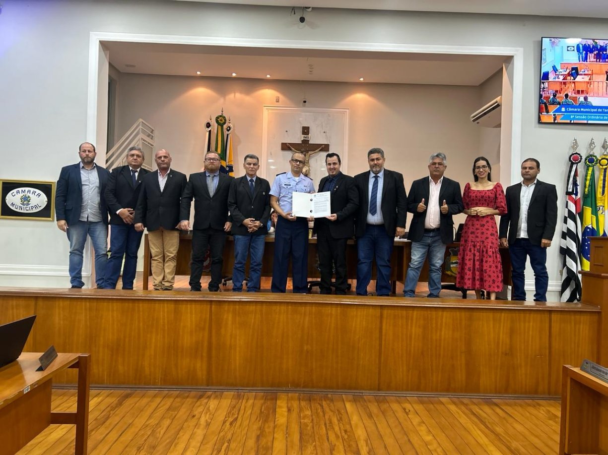 Câmara concede moção ao Destacamento Aéreo de Tanabi