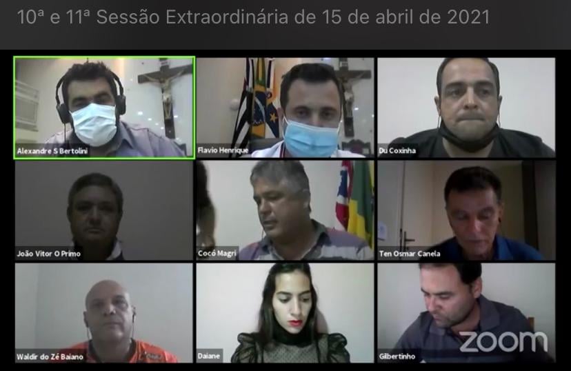 Vereadores Realizam Sessão Extraordinária