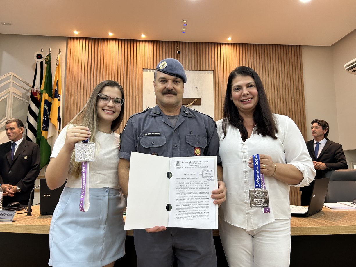 Cabo Nilton César Bertelli é homenageado por carreira como atleta e policial militar