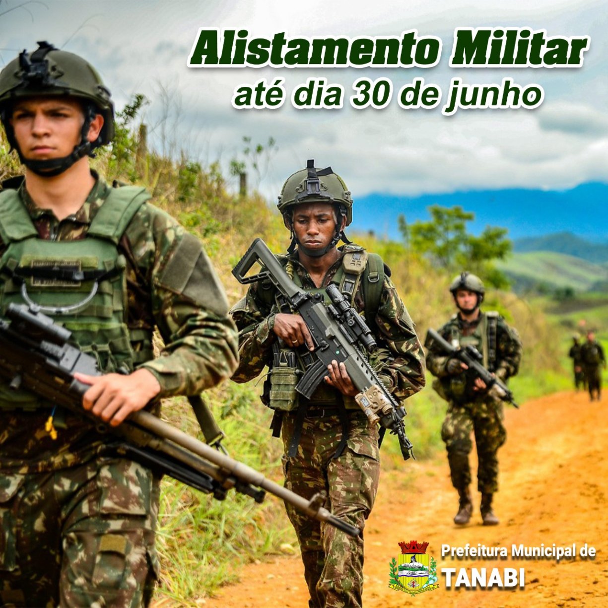 Alistamento Militar para nascidos em 2003 termina no dia 30 de junho