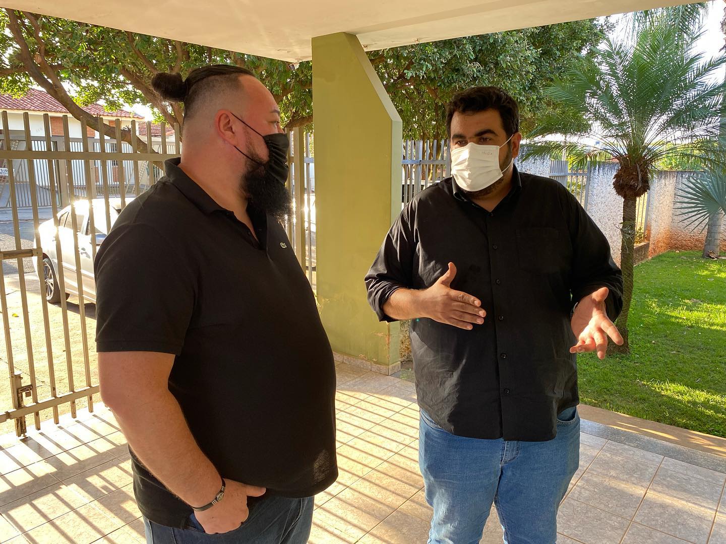 Presidente Xandão visita Apae de Tanabi.