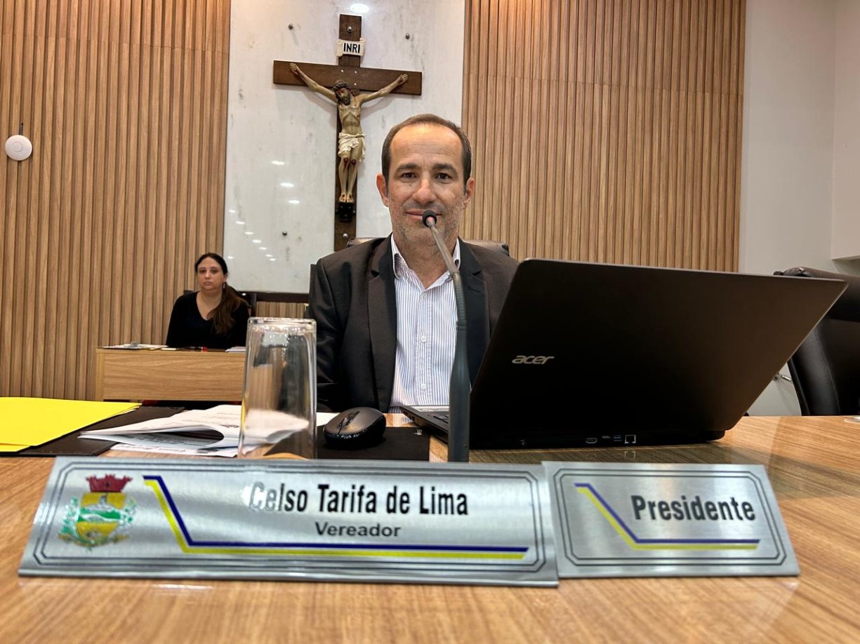 Em caráter excepcional, Celso Lima preside sessão da Câmara de Tanabi
