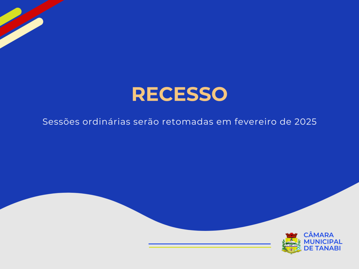 Em recesso até fevereiro, Câmara de Tanabi mantém funcionamento normal