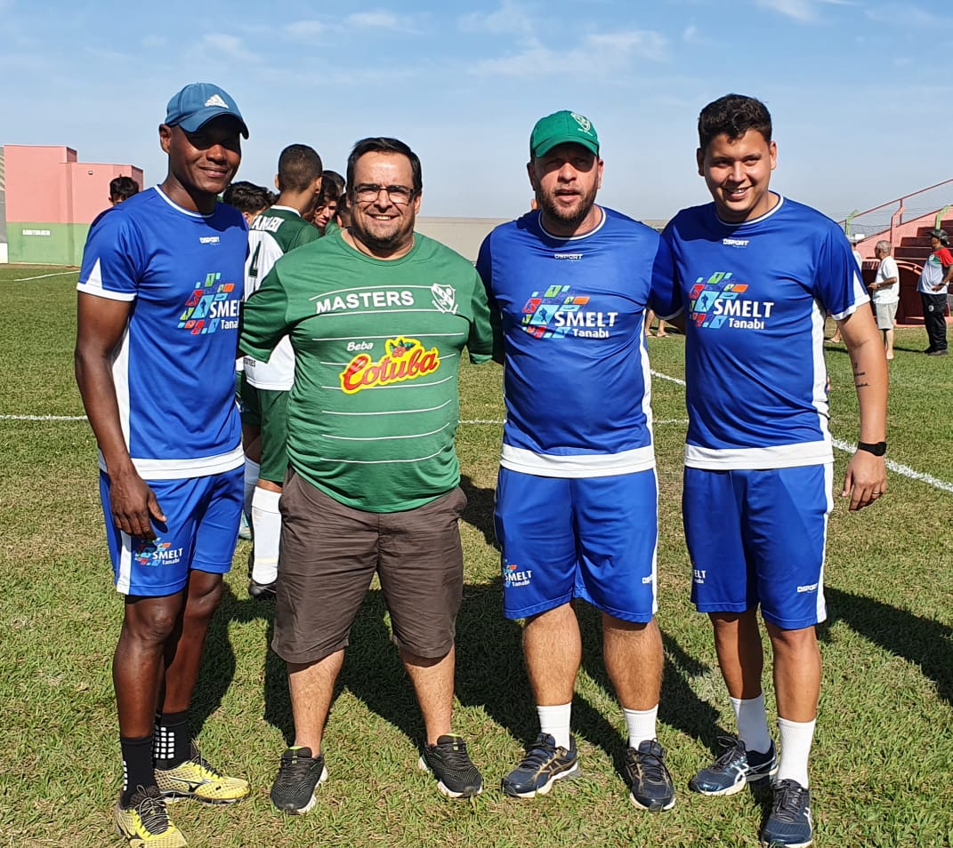 Vereador acompanha a final do futebol nos Jogos de Inverno.