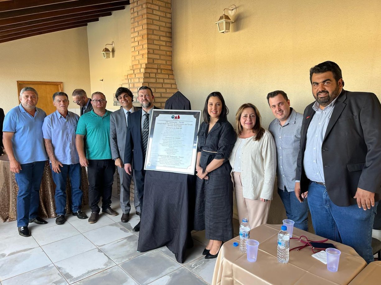 Poder Legislativo participa de cerimônia de inauguração da nova Casa do Advogado.